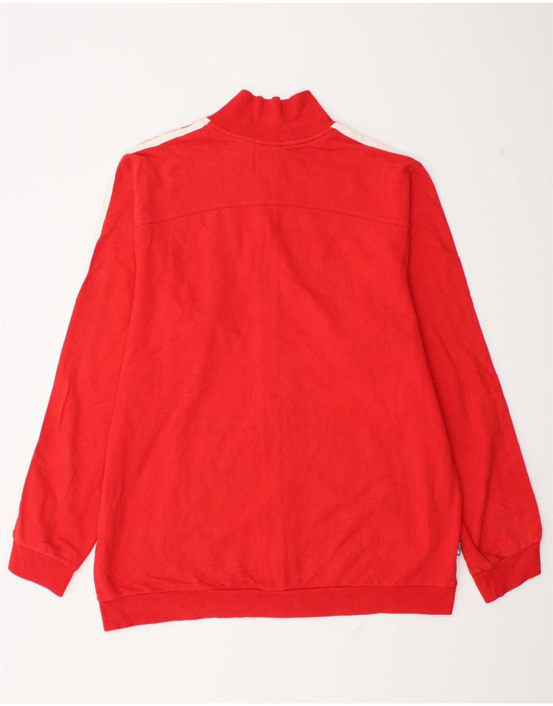 Velika crvena pamučna muška trenirka jakna Adidas