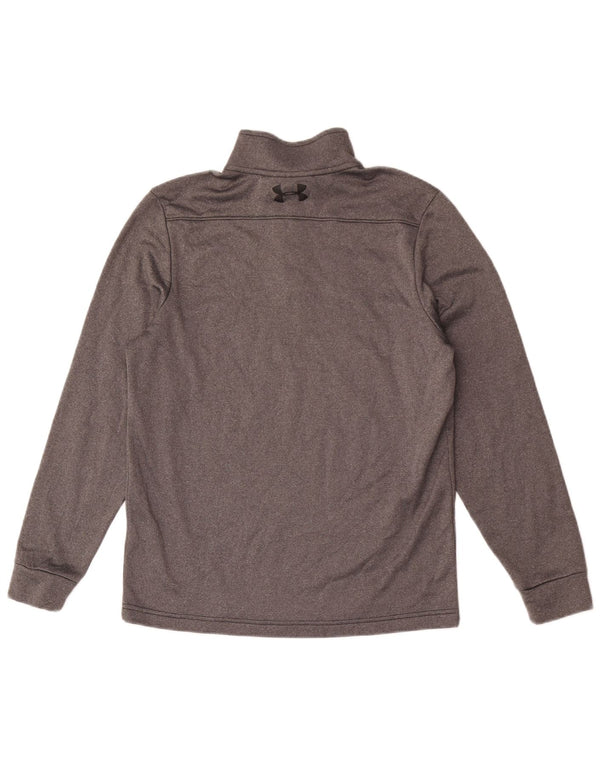Muška trenirka Under Armour Cold Gear s patentnim izrezom, mala siva majica