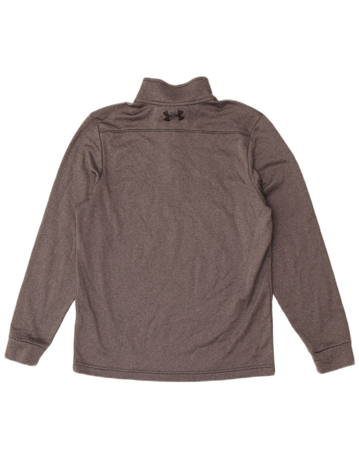 Muška trenirka Under Armour Cold Gear s patentnim izrezom, mala siva majica