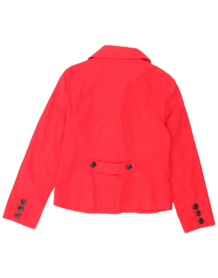 Laura Ashley ženska duffle jakna UK 10 Mala crvena pamuk