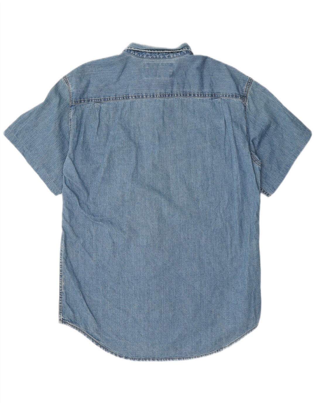 Levi's muška traper košulja kratkih rukava Srednje plavi pamuk