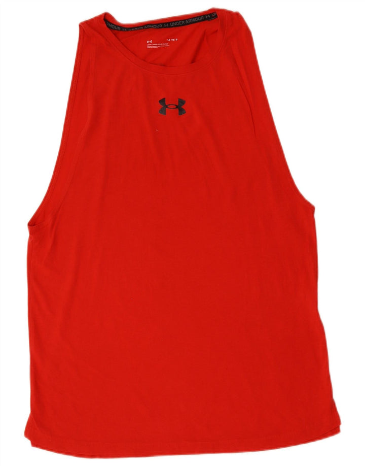 Under Armour muški grafički gornji dio prsluka, veliki crveni pamuk