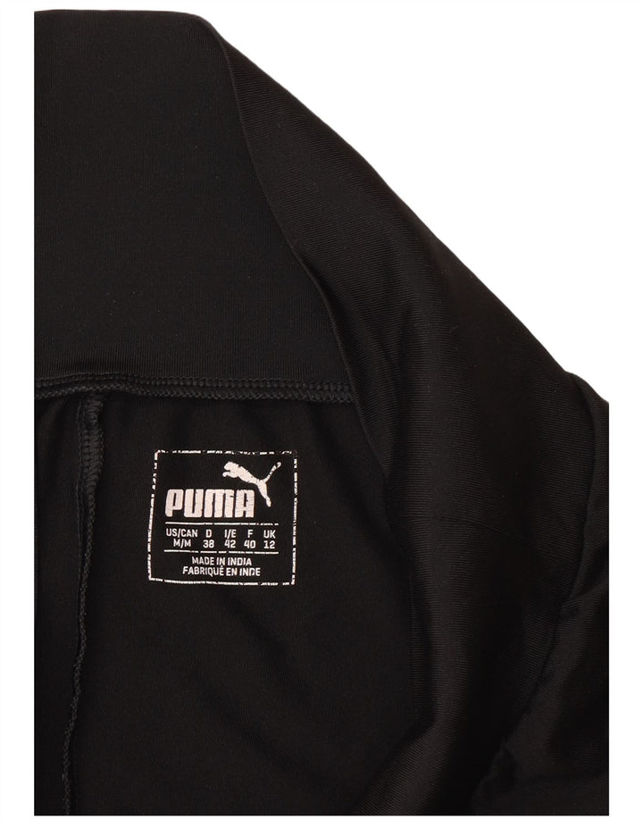 Puma ženske Capri tajice UK 12 Srednje crni poliester