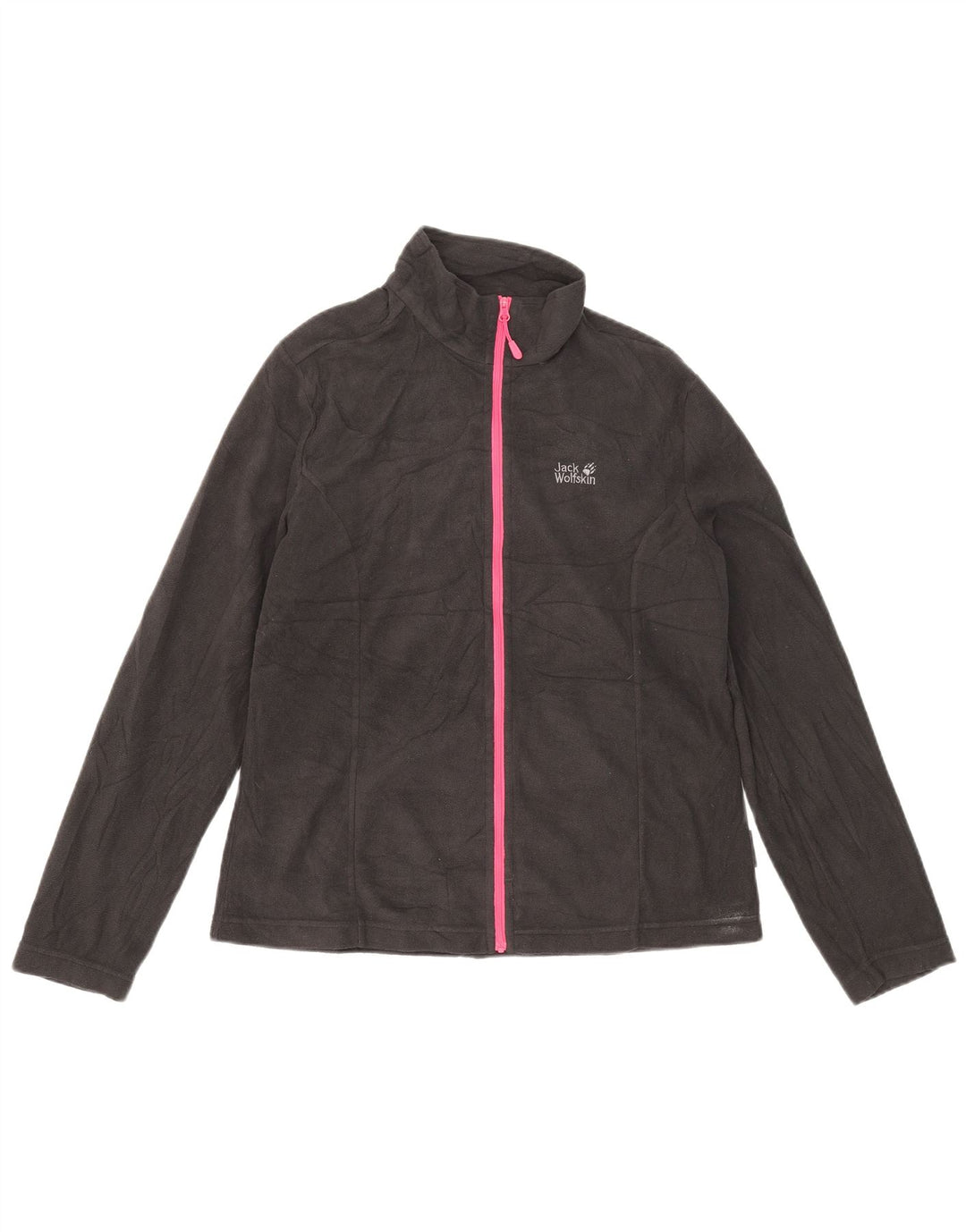Jack Wolfskin ženska jakna od flisa UK 14/16 veliki crni poliester