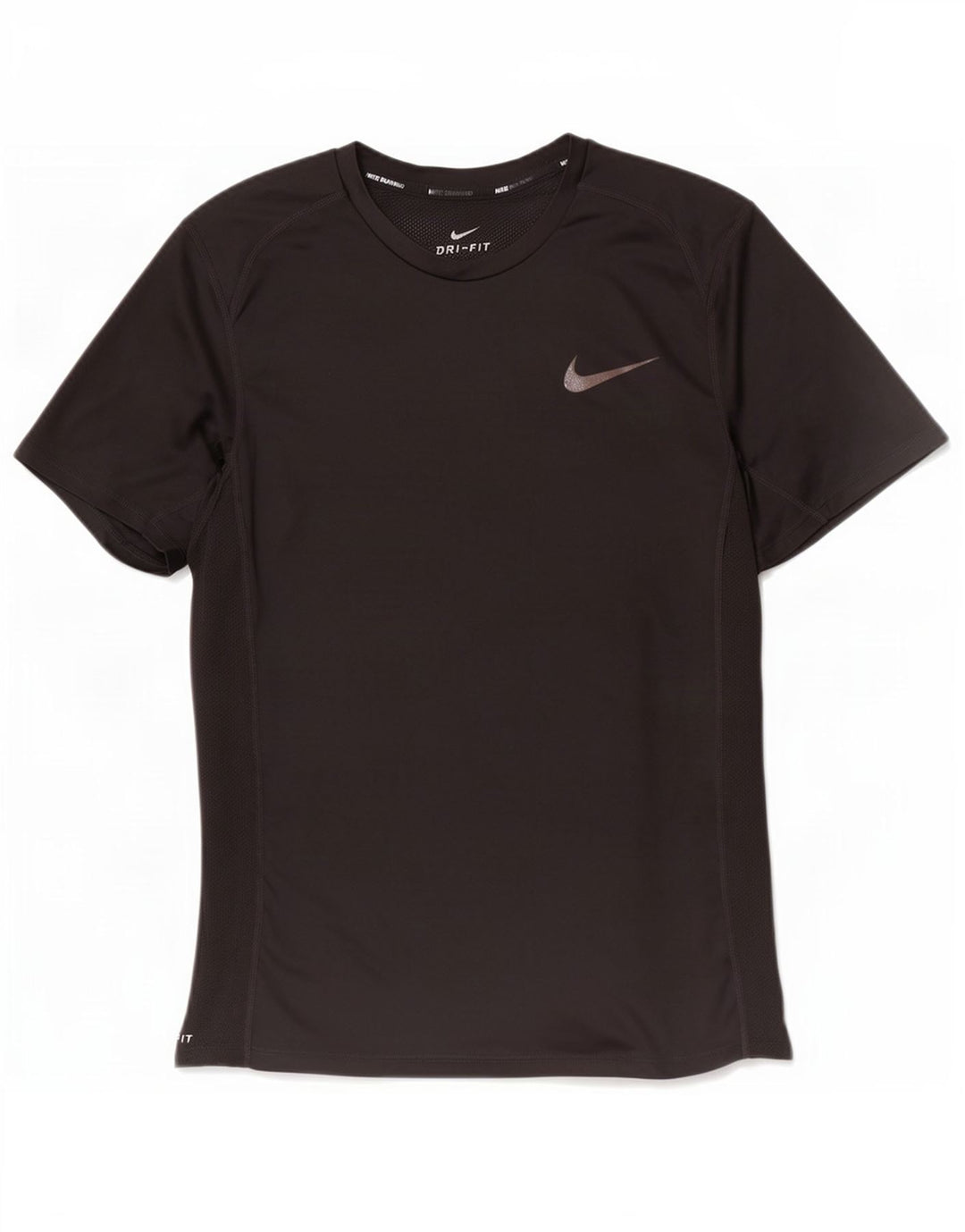 Nike Dri Fit majica kratkih rukava, mali crni poliester