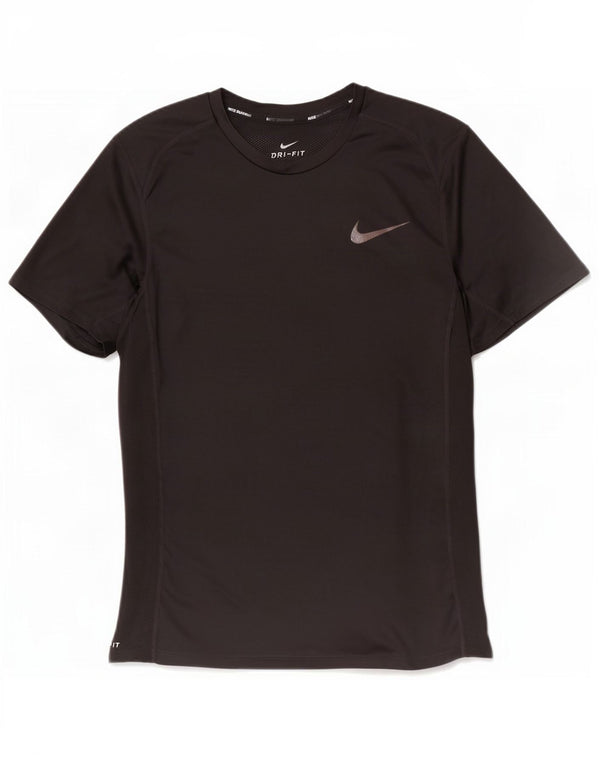 Nike Dri Fit majica kratkih rukava, mali crni poliester