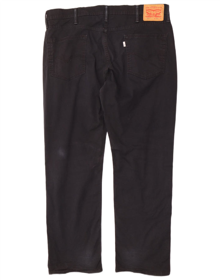 Levi's muške 514 ravne traperice W38 L30 crni pamuk