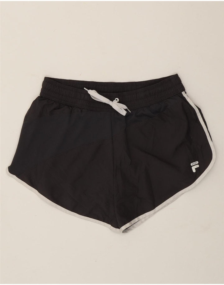 Fila ženske sportske kratke hlače UK 14 srednje crni poliester
