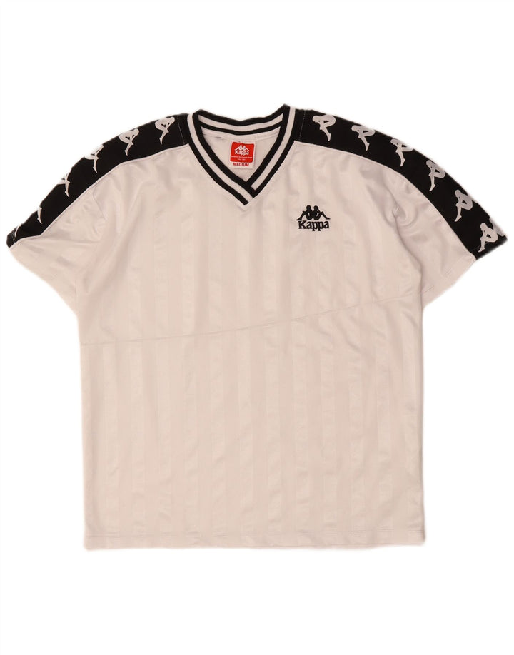 KAPPA muška grafička majica kratkih rukava srednje bijele boje, poliester