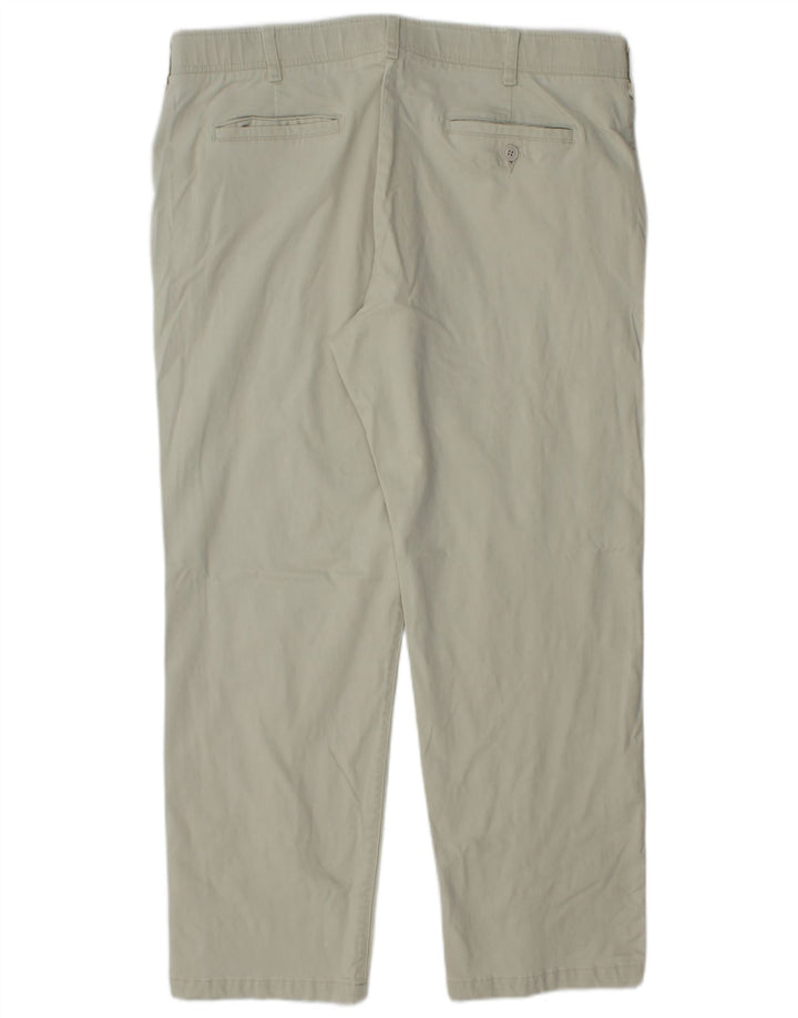 Lee Mens Extreme Motion Straight Chino Hlače W40 L28 Bež Pamuk