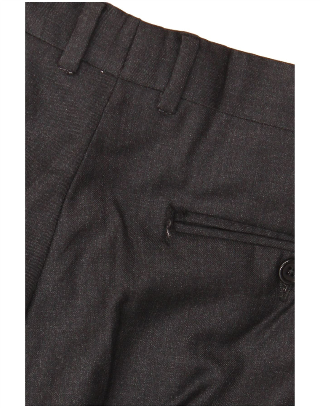 AQUASCUTUM Muško dvodijelno odijelo s 2 gumba UK 40 Large W34 L32 Siva vuna