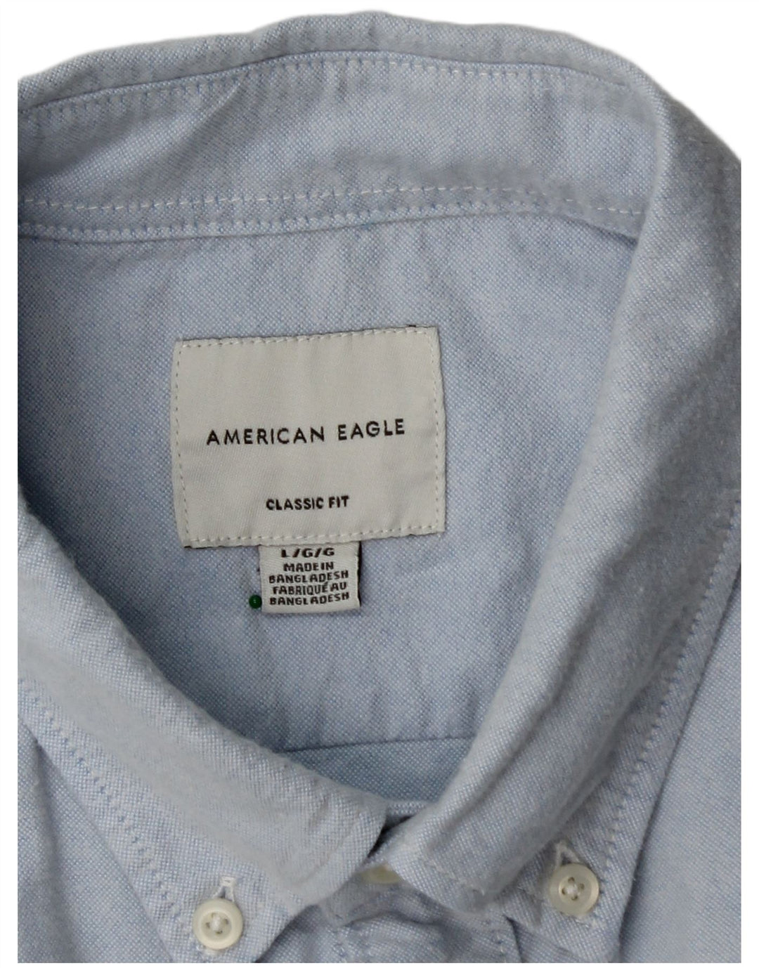 AMERICAN EAGLE muška klasična košulja velikog plavog pamuka