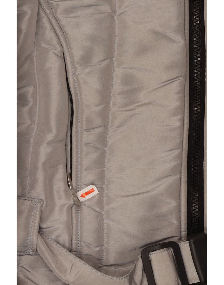 REFRIGIWEAR Ženska bomber jakna s kapuljačom Cruz UK 14 veliki srebrni poliester