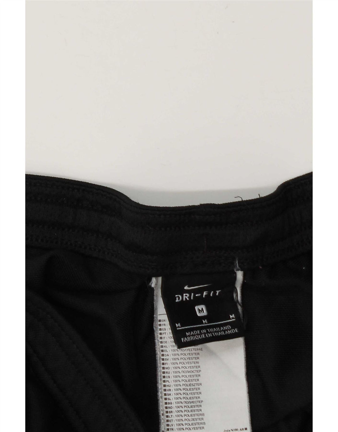Nike muške Dri Fit hlače za trenirku srednje crne boje od poliestera