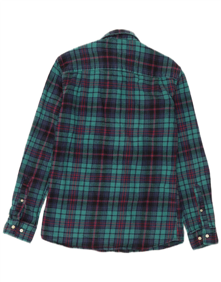 Jack Wills muška flanelska košulja srednje zelene karirane boje