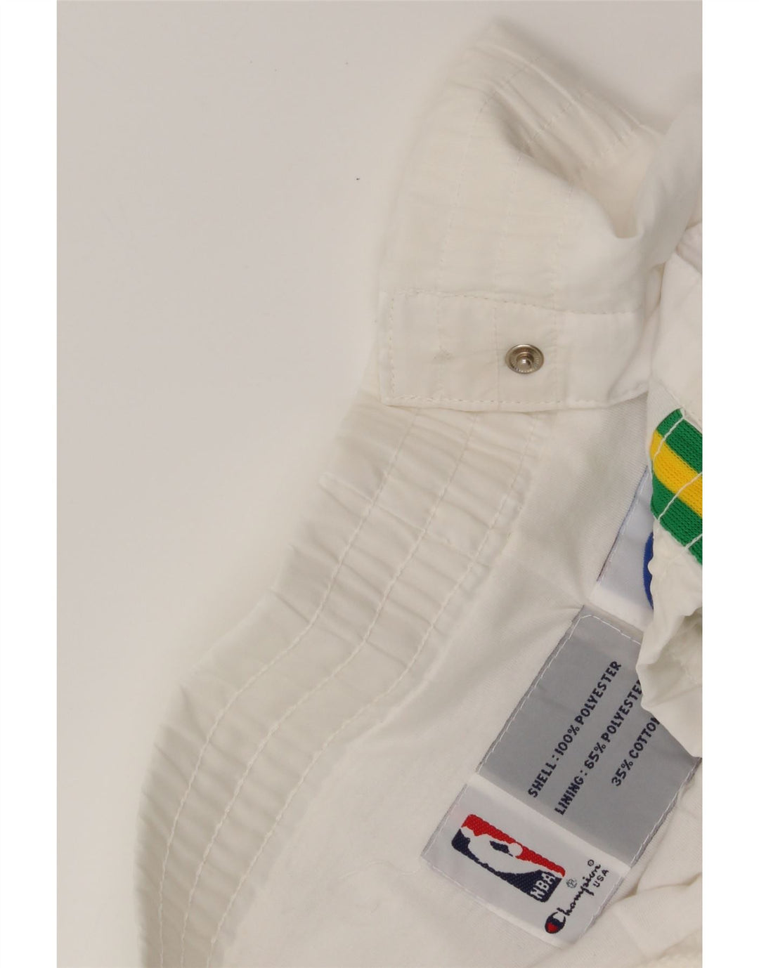 CHAMPION Mens Tracksuit Trousers Medium  White Polyester Vintage Champion and Second-Hand Champion from Messina Hembry 