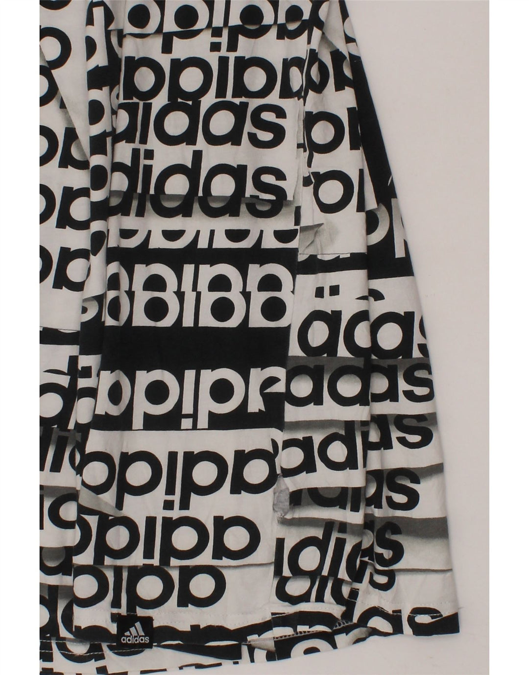 ADIDAS Boys Abstract Pattern Graphic T-Shirt Top 14-15 YearsM Large  White Vintage Adidas and Second-Hand Adidas from Messina Hembry 