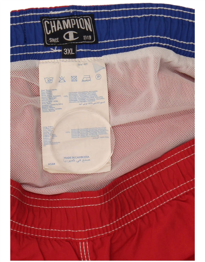 Champion muške kratke hlače za kupanje 3XL crveni poliamid