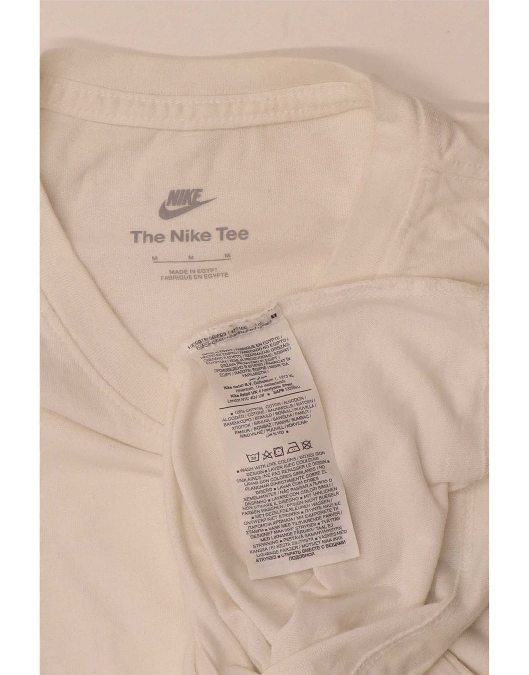Nike muška majica kratkih rukava Srednje bijeli pamuk
