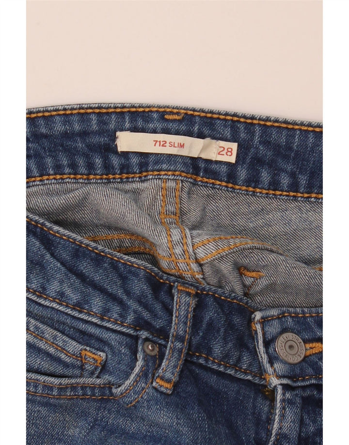 Levi's ženske 712 uske traperice W28 L31 plave