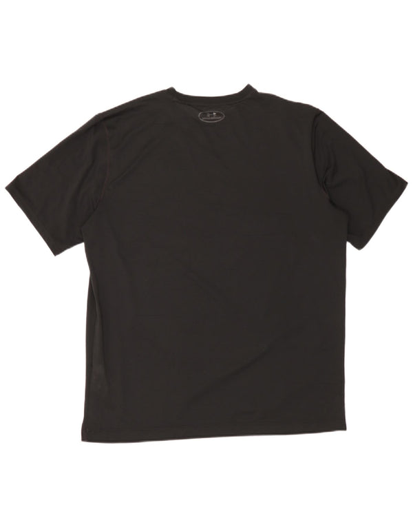 Under Armour Top XL majica kratkih rukava Heat Gear Graphic od crnog poliestera