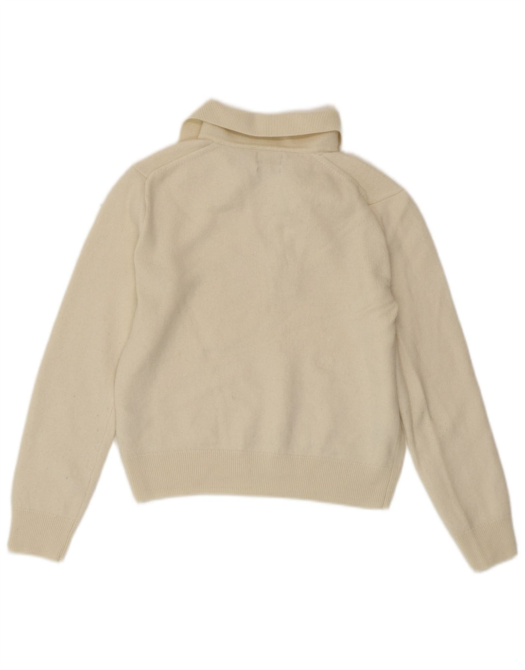 POLO RALPH LAUREN Ženski pulover s polo ovratnikom UK 10 Small Off White