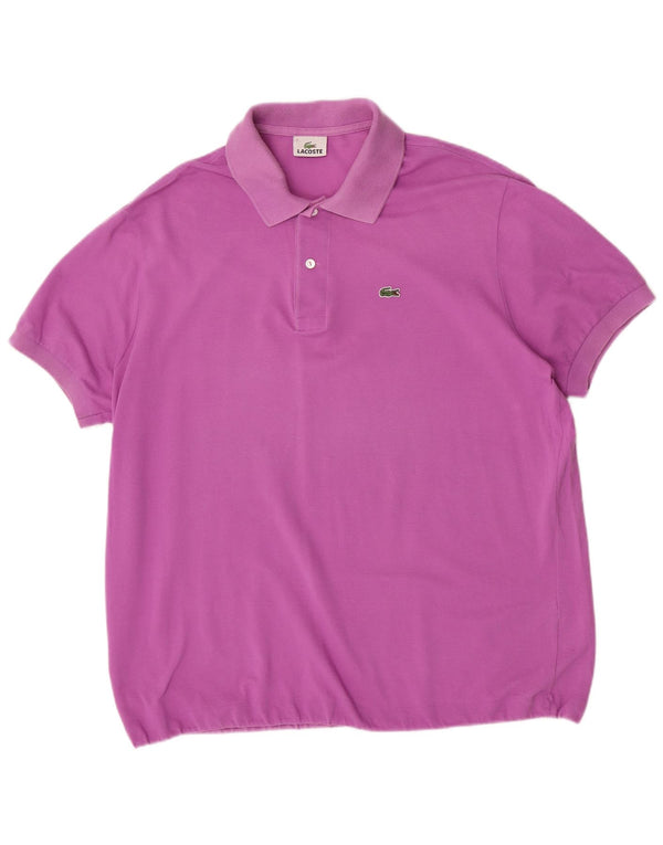 Lacoste muška polo majica veličina 7 2XL ljubičasti pamuk