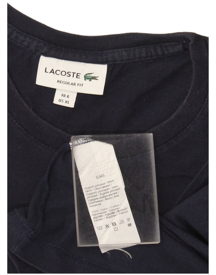 Lacoste muška majica kratkih rukava Regular Fit, veličina 6 XL, tamnoplavi pamuk