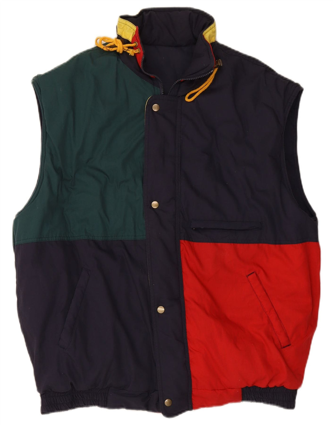 VINTAGE muška dvostruka podstavljena jakna UK 42 XL tamnoplava boja