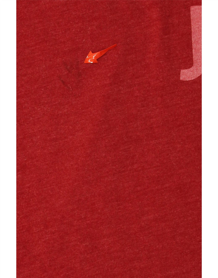JACK WILLS Mens Graphic Top Long Sleeve XS Red Cotton