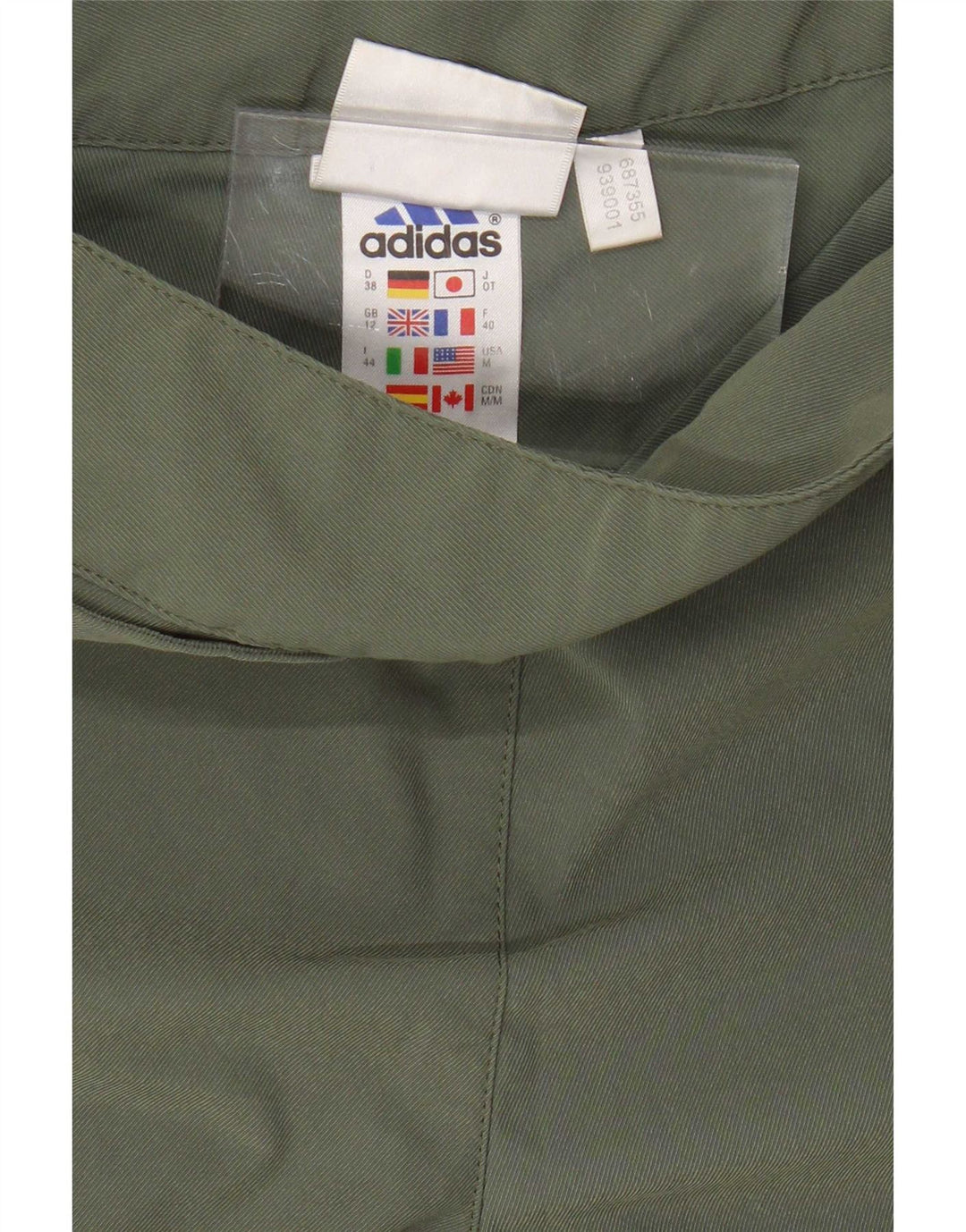 Adidas ženske bermude UK 12 srednje W28 kaki poliester
