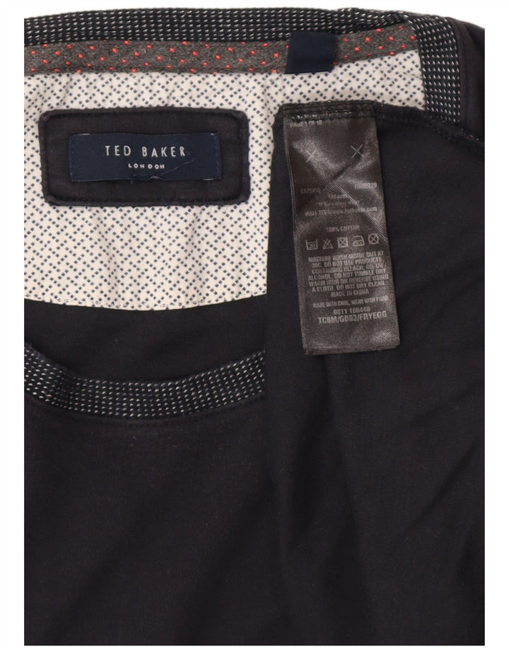 TED BAKER Muška majica kratkih rukava 2XL tamnoplavi pamuk