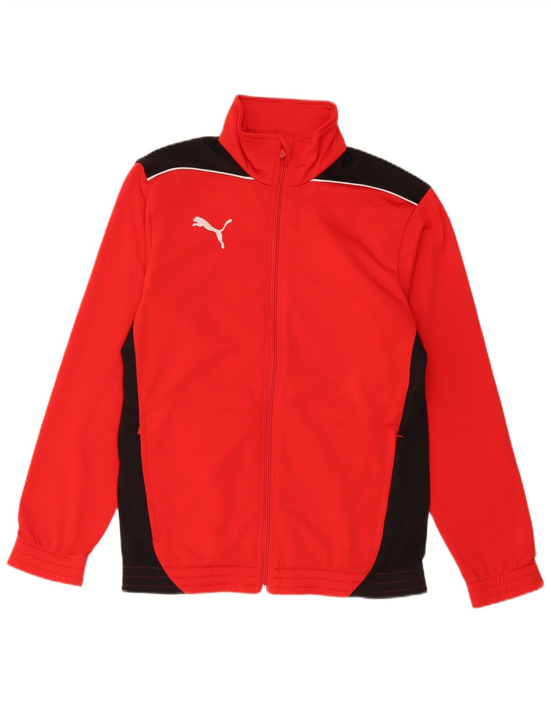 PUMA Boys Trenirka Gornja jakna 13-14 godina Red Colourblock Poliester