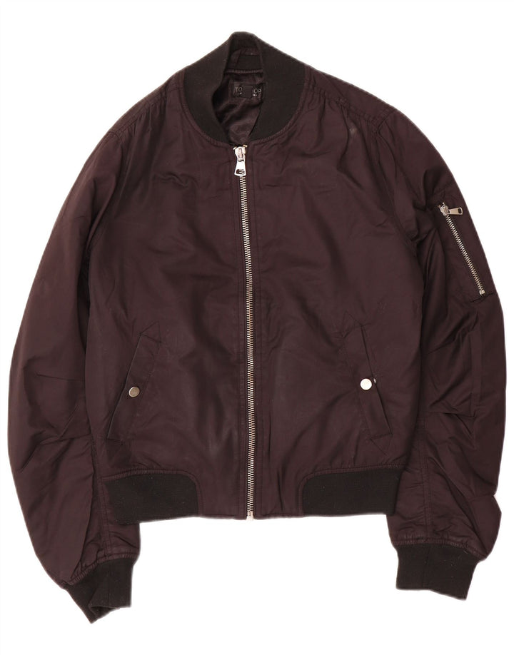 Topshop ženska bomber jakna UK 8, mali crni poliester