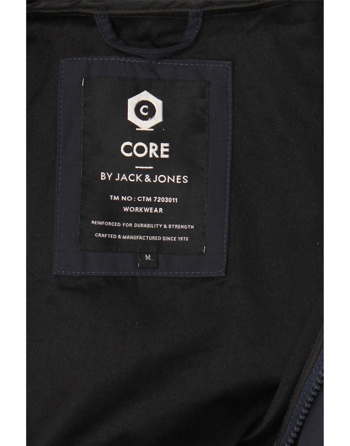 Jack & Jones muška bomber jakna s kapuljačom UK 38 srednje tamnoplava
