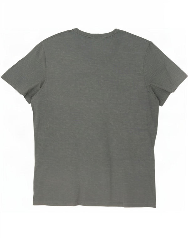Jack & Jones muška majica kratkih rukava 2XL plavi flekasti pamuk