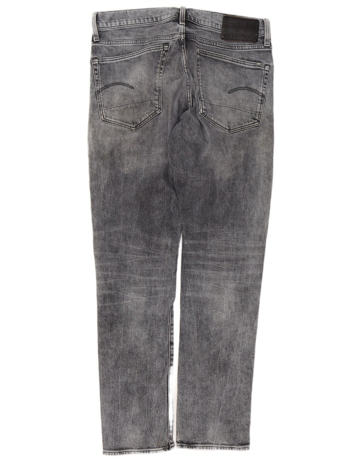 G-STAR muške 3301 Regular sužene traperice W33 L32 Sivi pamuk