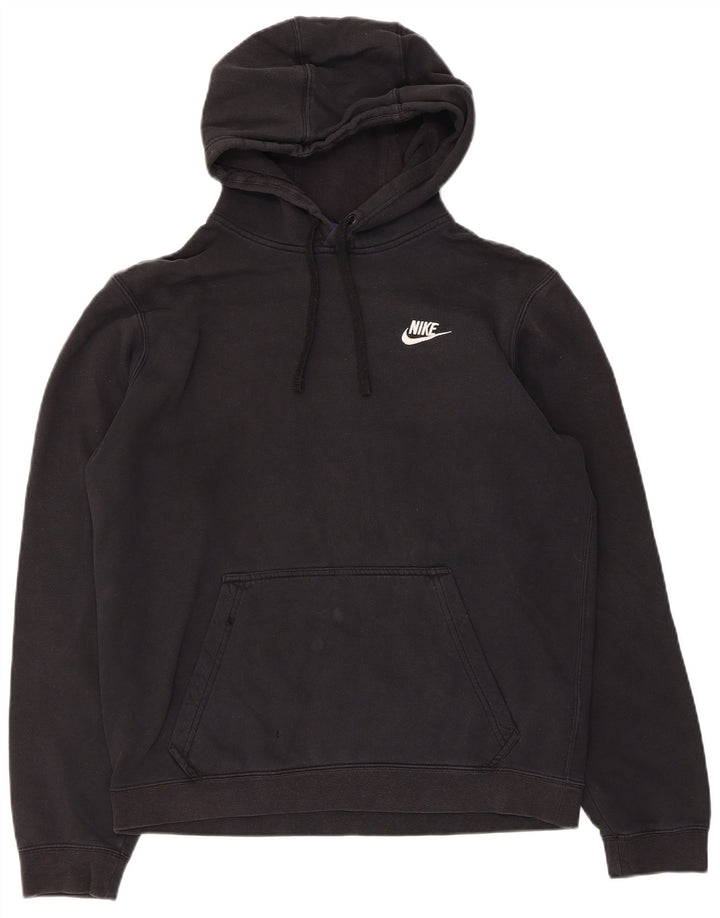 Nike muška majica s kapuljačom Srednje crni pamuk