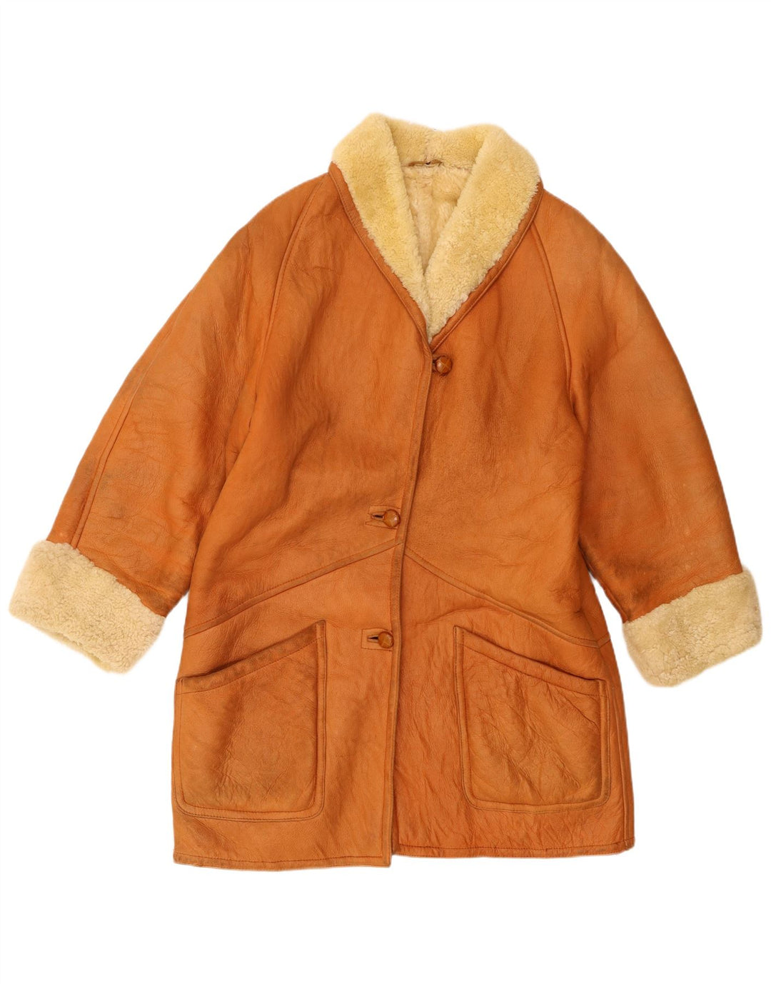 Trussardi ženski kaput od šišmiša UK 18 XL od bež kože