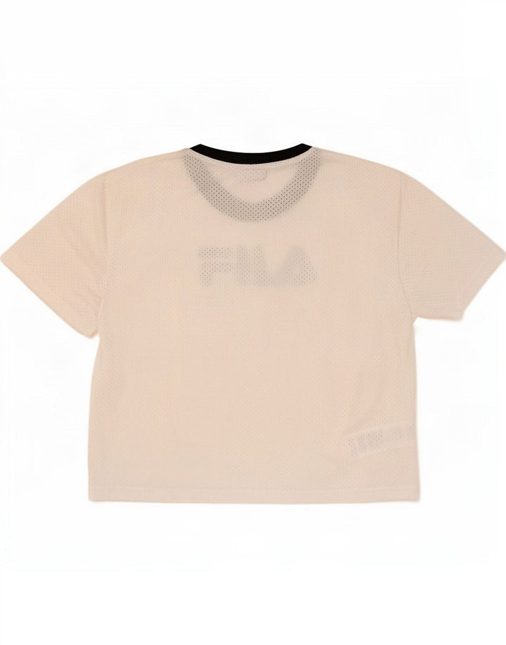 Fila Ženska majica s grafičkim motivima UK 16 Veliki bijeli poliester