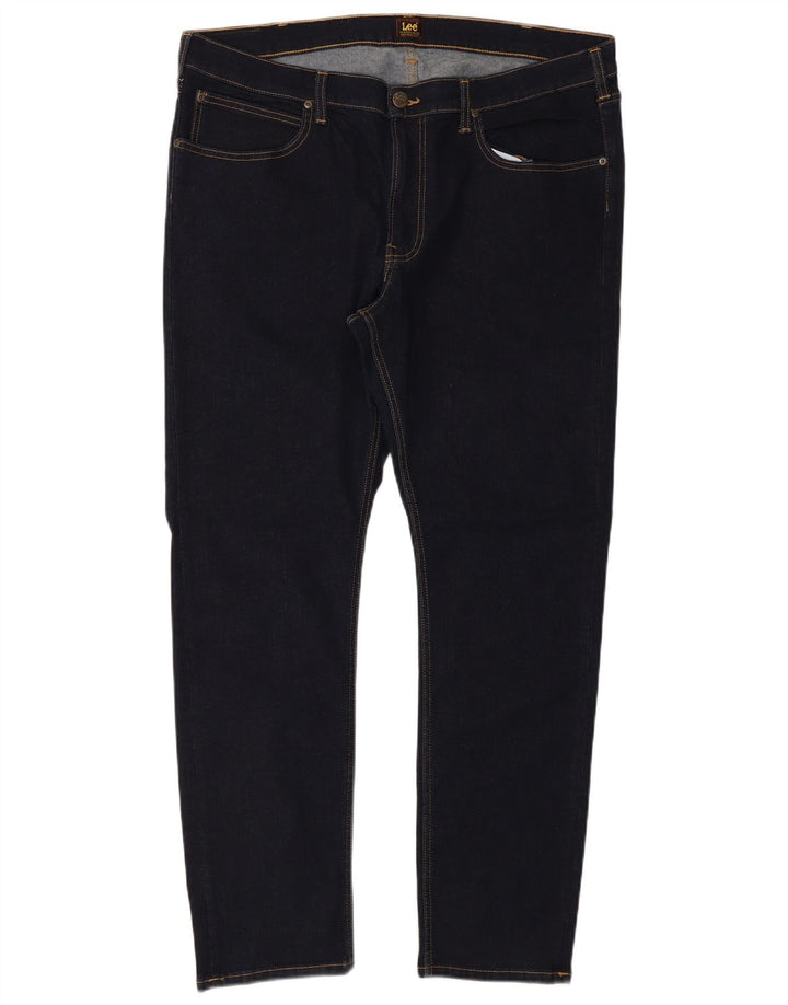 Lee Mens Luke Slim Jeans W40 L32 tamnoplavi pamuk