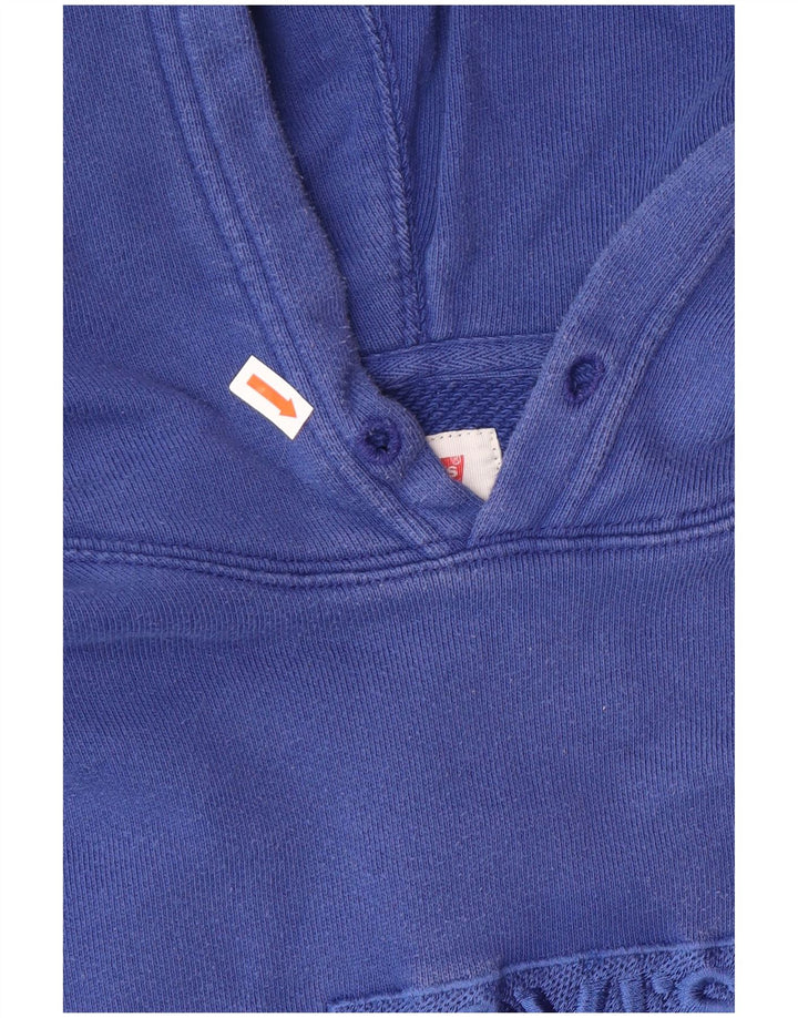 Levi's muška majica s kapuljačom srednje plave boje od pamuka