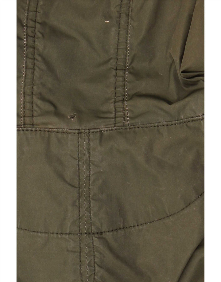 KHUJO ženska jakna parka s kapuljačom UK 20 2XL kaki poliester