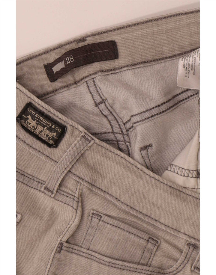 Levi's skraćene ženske traperice W28 L25 sivi pamuk