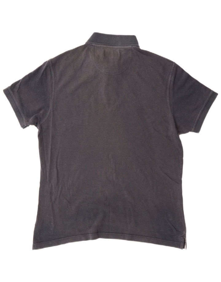 Barbour muška polo majica Large Navy Blue Cotton