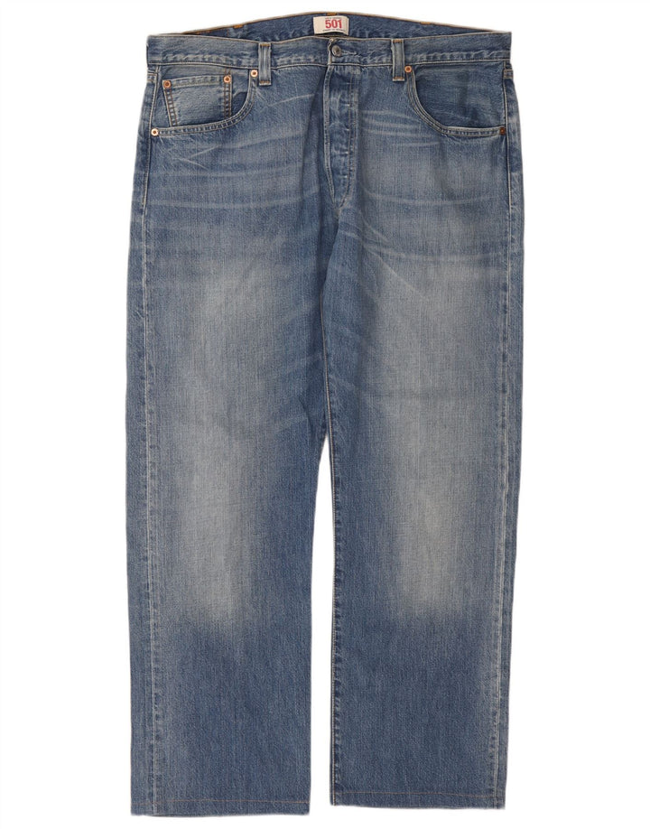 Levi's muške 501 ravne traperice W40 L30 plave