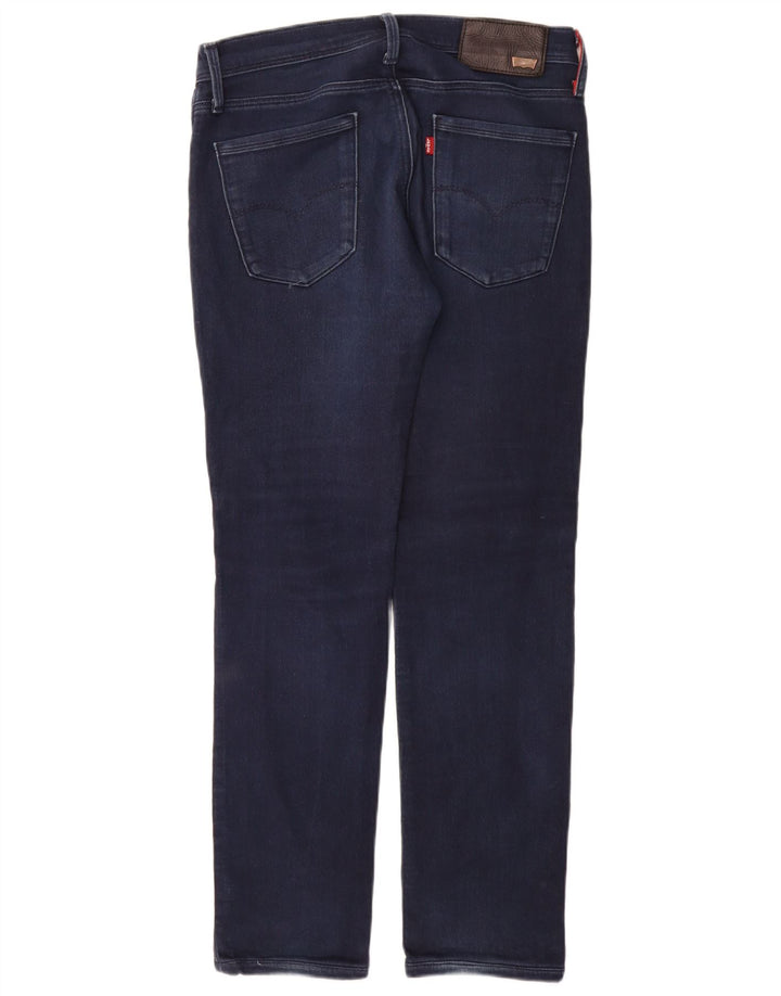 Levi's muške uske traperice W32 L31 tamnoplavi pamuk