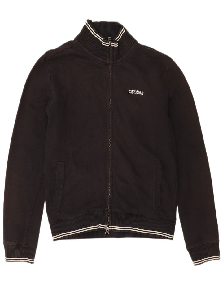 Woolrich muška gornja jakna od srednje crne pamučne trenirke