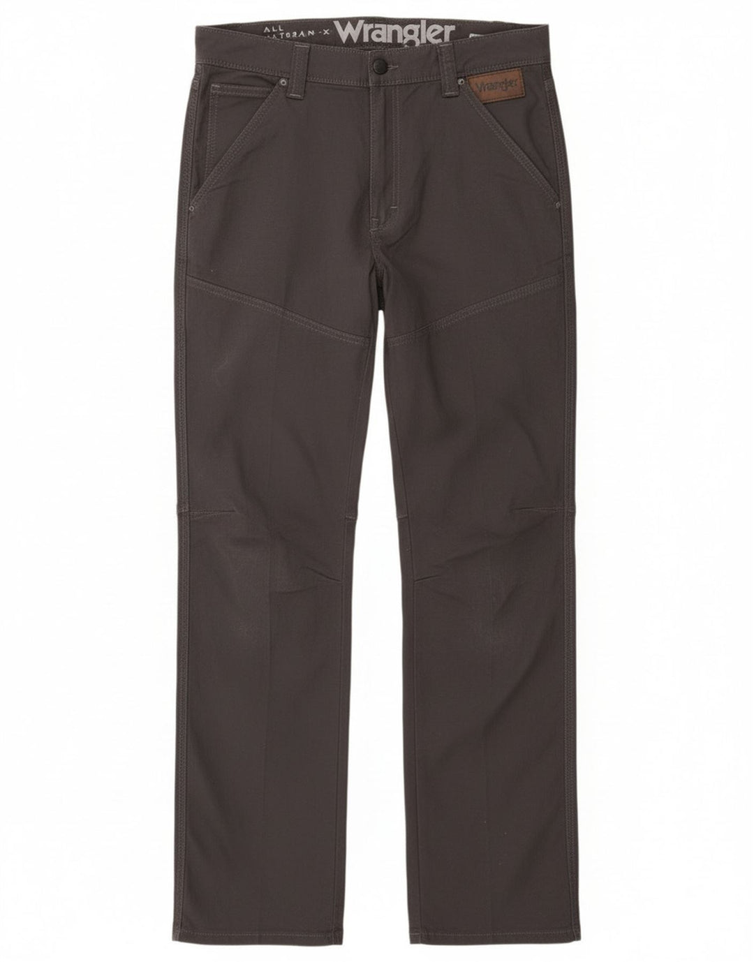 Wrangler muške ravne ležerne hlače W33 L33 sive