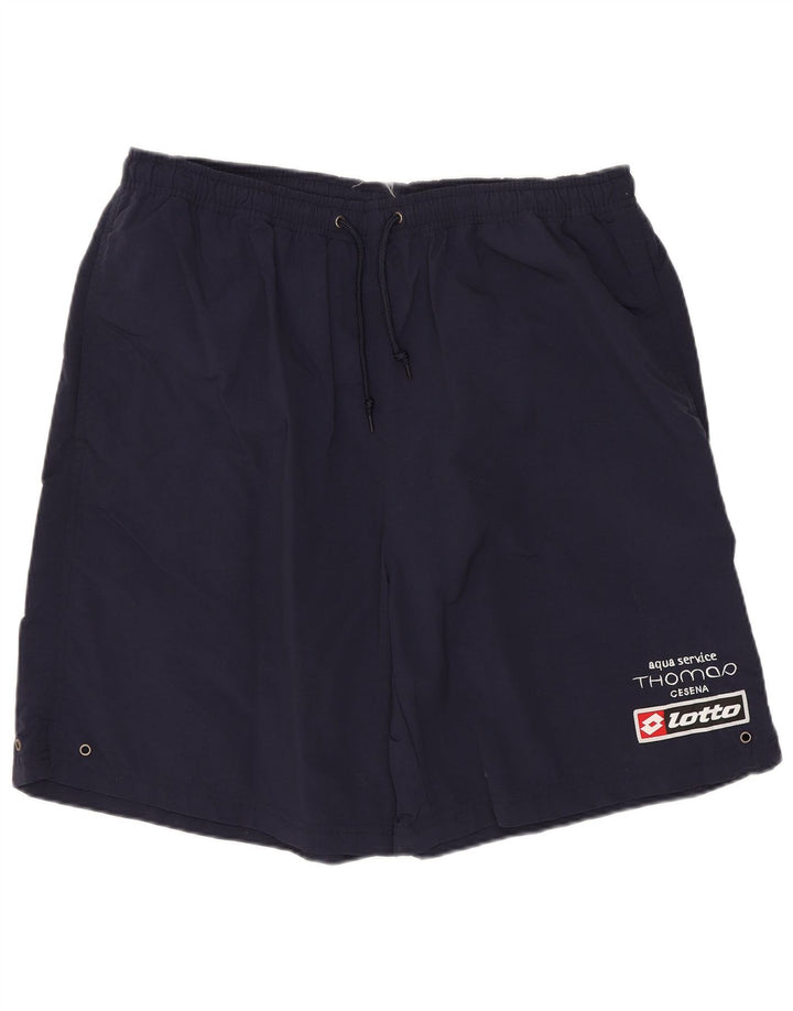 Lotto Mens Sport Shorts UK 42/44 XL Navy Blue Polyamide